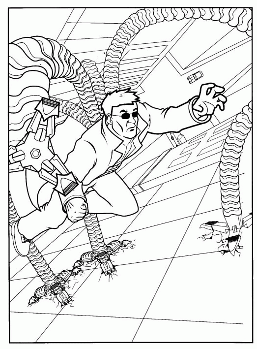 Spiderman coloring pages