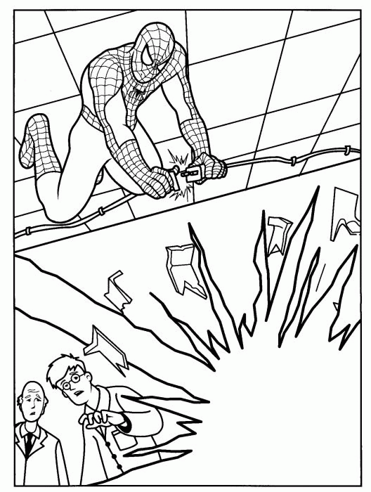 Spiderman coloring pages