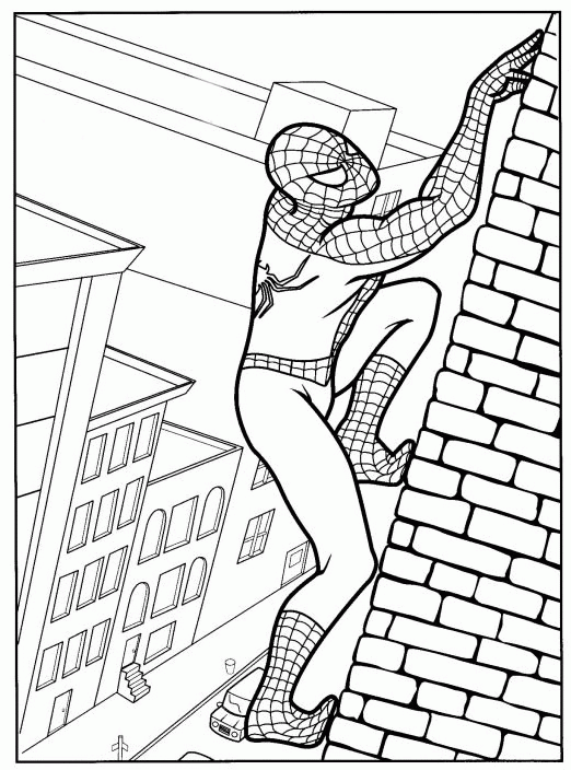 Spiderman coloring pages