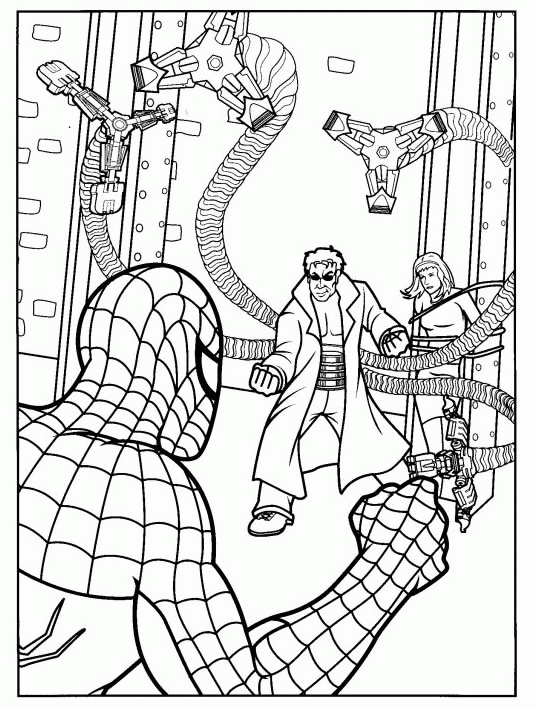 Marvelous Image of Free Spiderman Coloring Pages - davemelillo.com