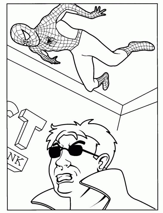 Spiderman coloring pages