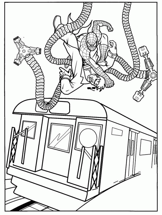 Spiderman coloring pages