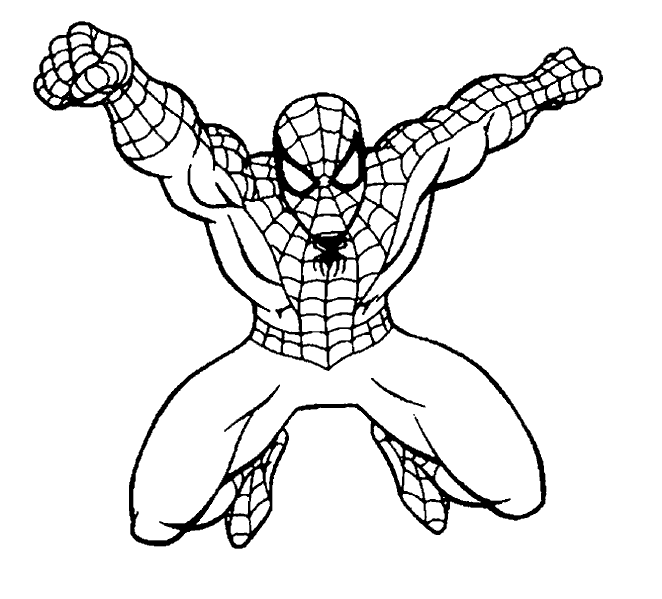 Spiderman coloring pages