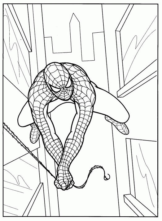 Spiderman coloring pages