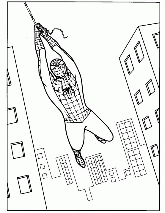 Spiderman coloring pages