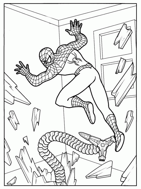 Spiderman coloring pages