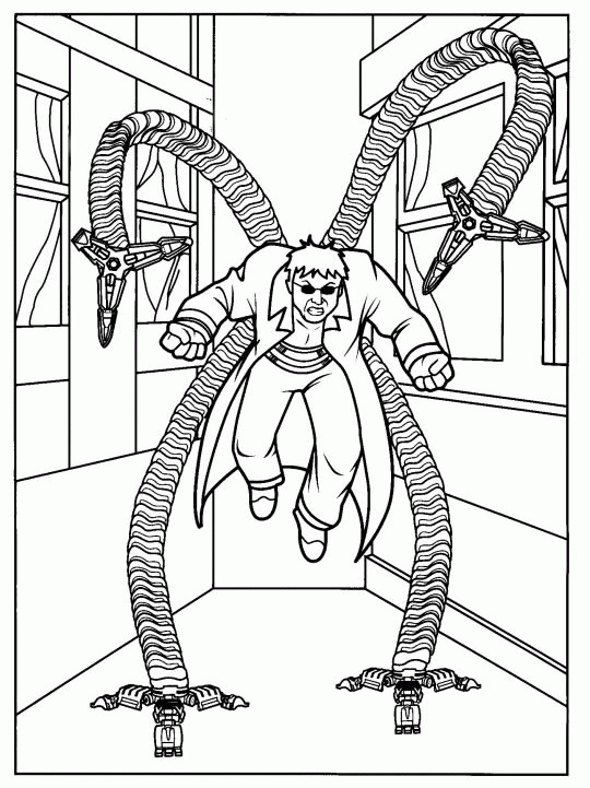 Spiderman coloring pages