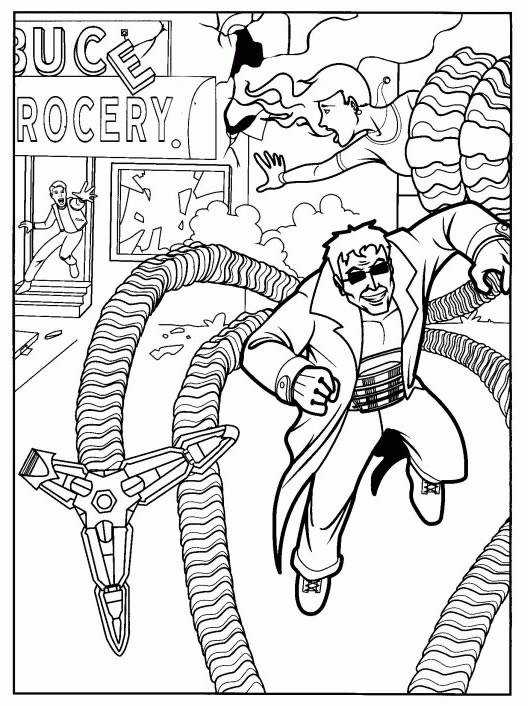 Spiderman coloring pages