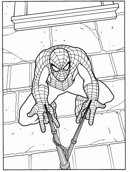 Spiderman coloring pages