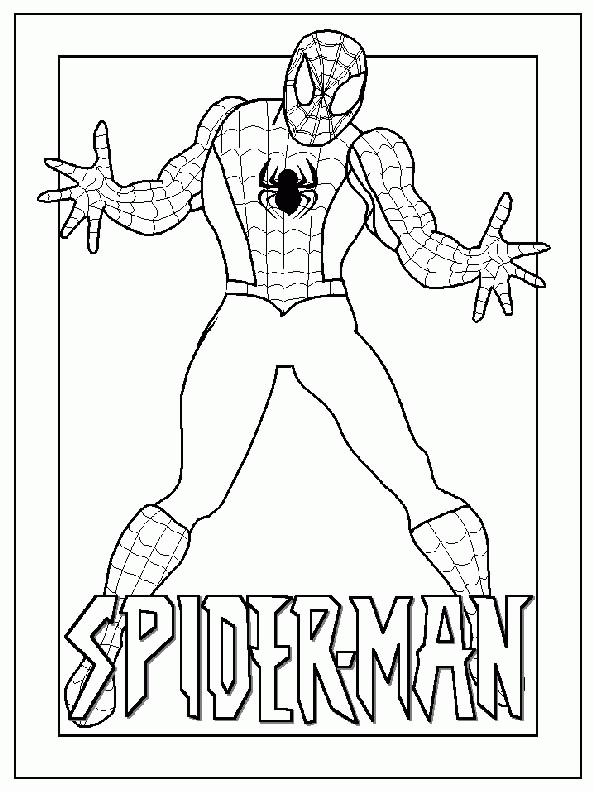 Spiderman coloring pages