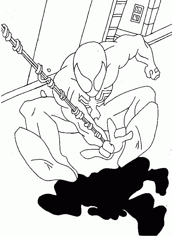 Spiderman coloring pages