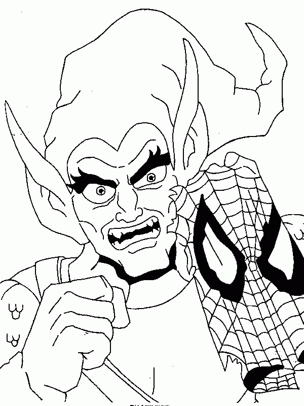 Spiderman coloring pages