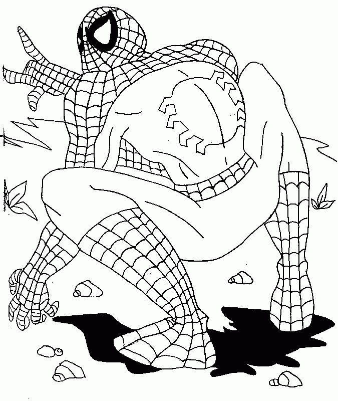 Spiderman coloring pages