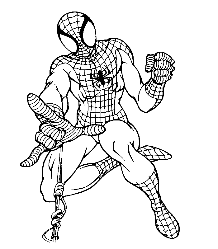 Spiderman coloring pages