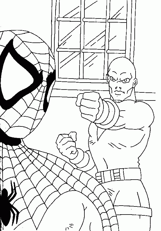 Spiderman coloring pages