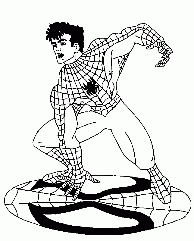 Spiderman coloring pages