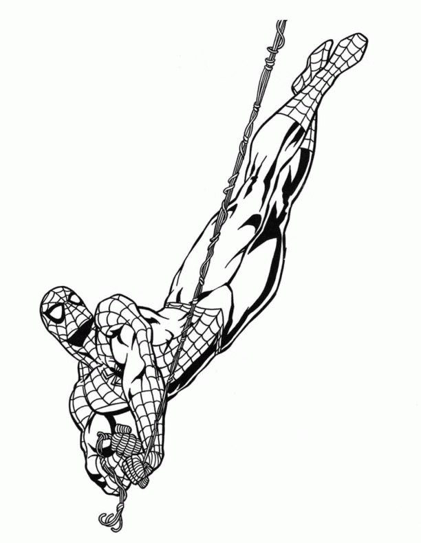 Spiderman coloring pages