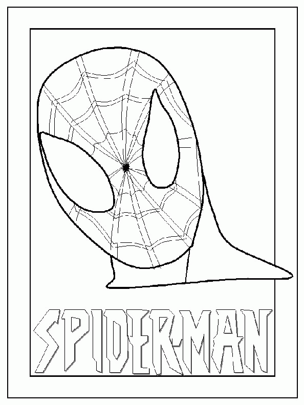 Spiderman coloring pages