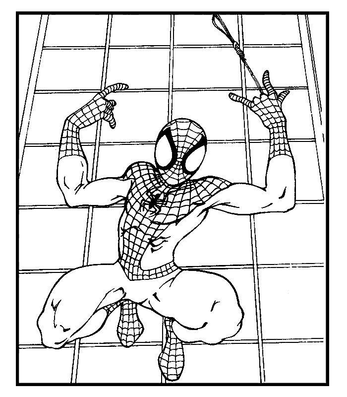 Spiderman coloring pages