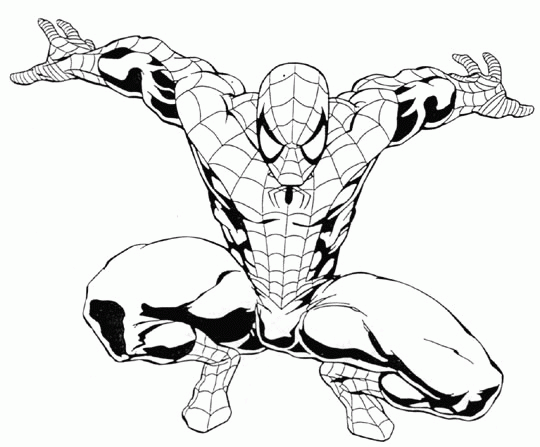 Spiderman coloring pages