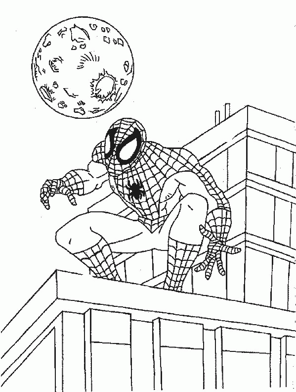 Spiderman coloring pages