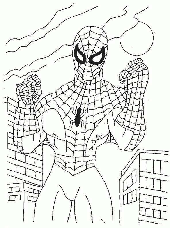 Spiderman coloring pages