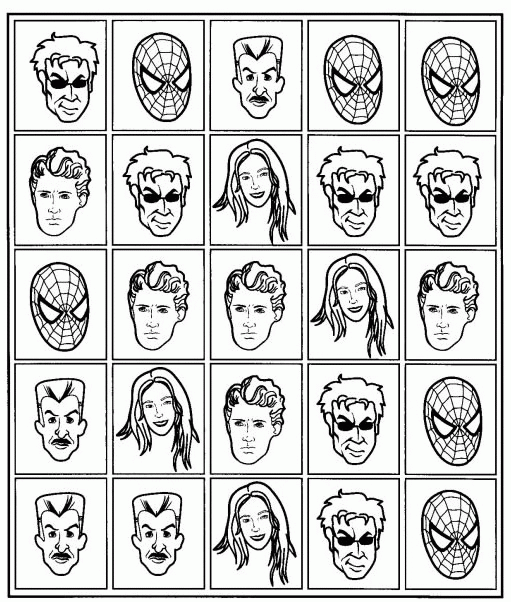 Spiderman coloring pages