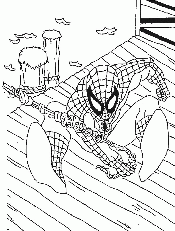 Spiderman coloring pages