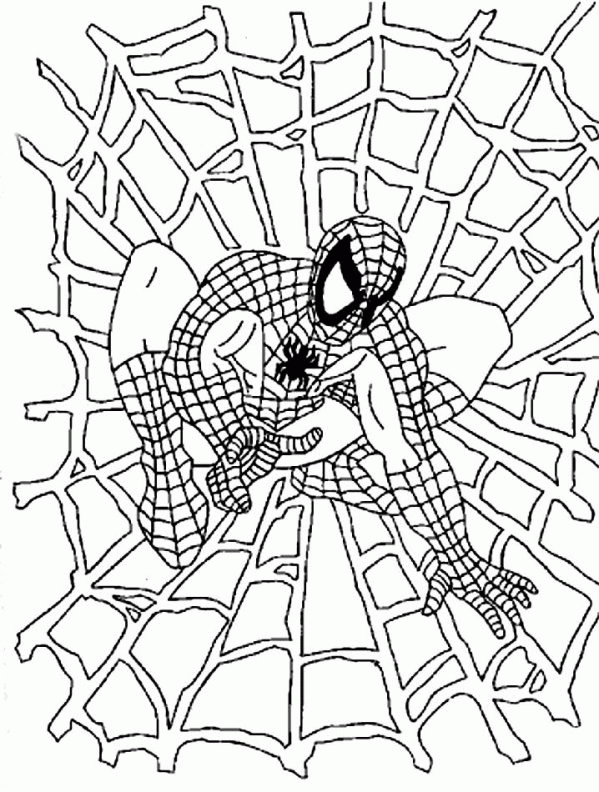 Spiderman coloring pages