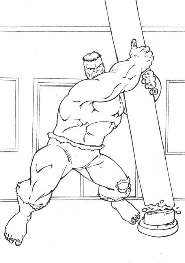 The hulk coloring pages