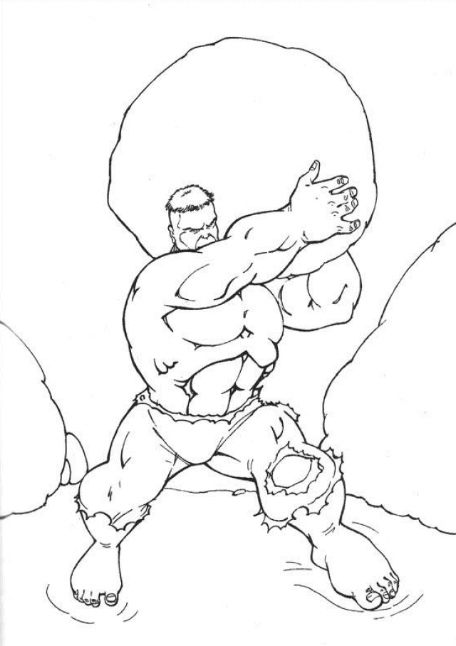 The hulk coloring pages