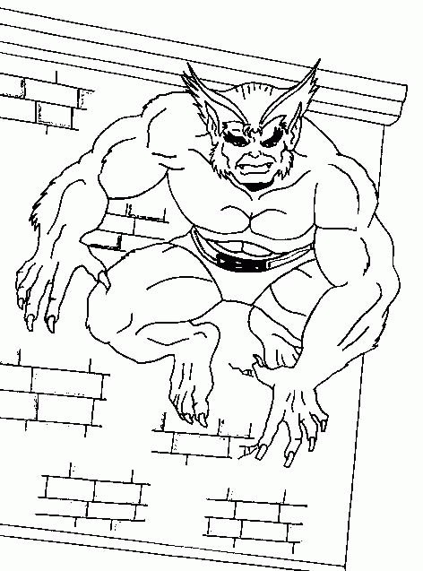 X men coloring pages