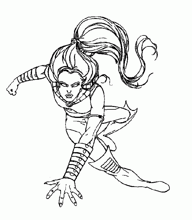 X men coloring pages