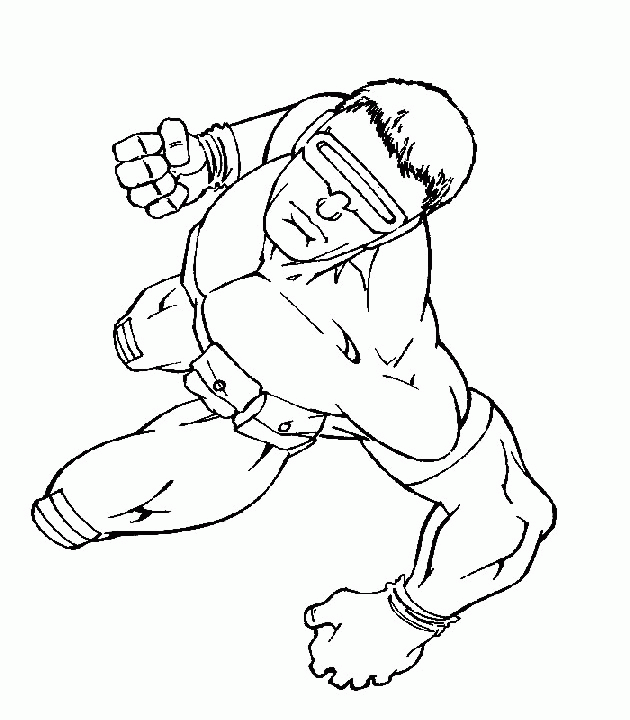 X men coloring pages