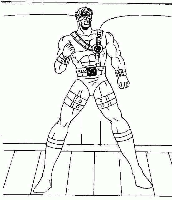 X men coloring pages