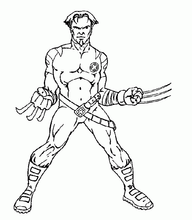 X men coloring pages