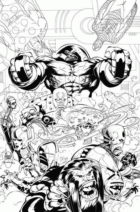 X men coloring pages