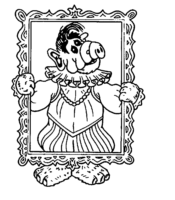 Alf coloring pages