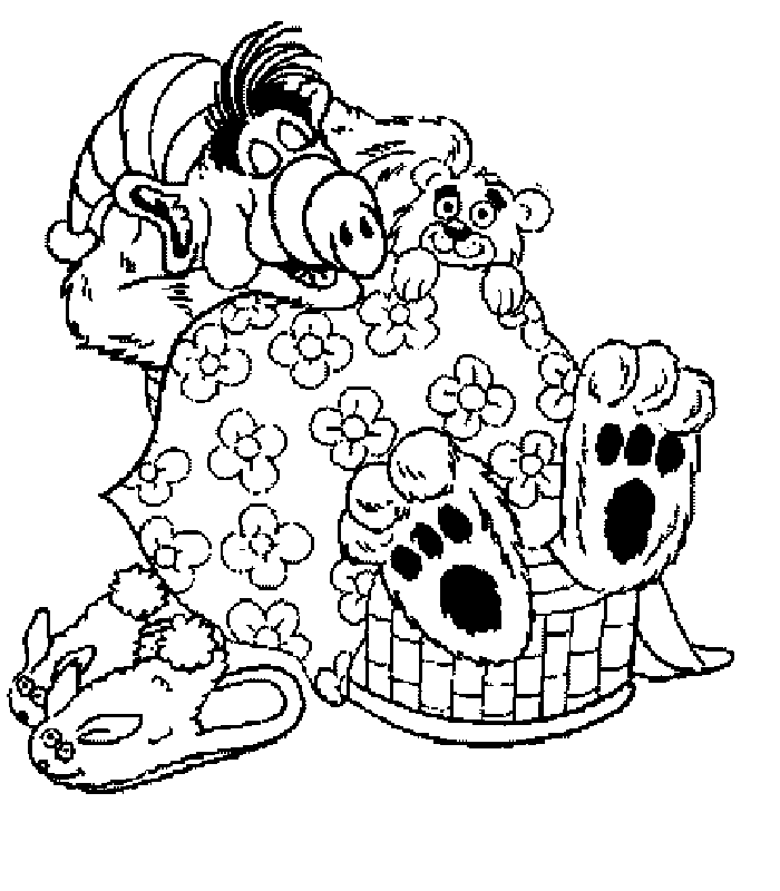 Alf coloring pages