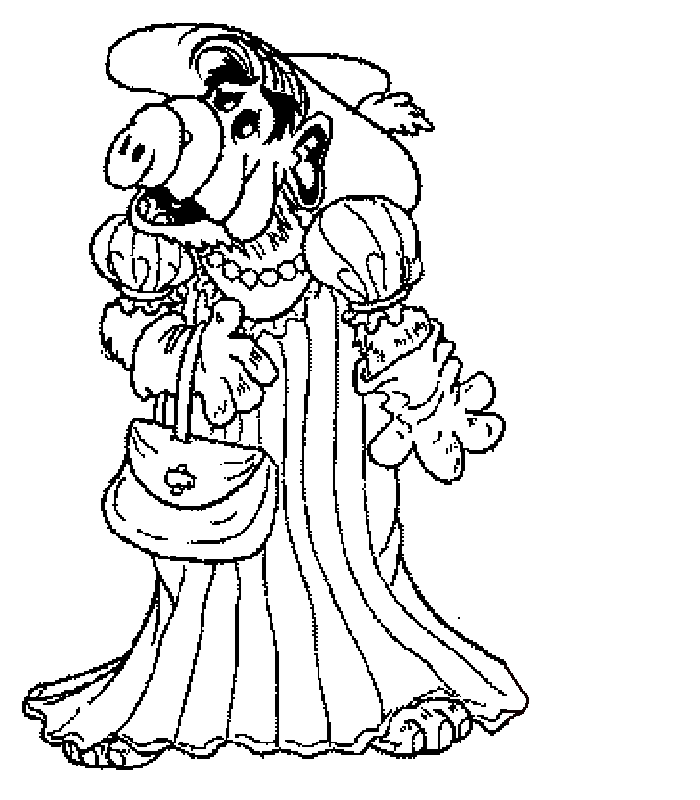 Alf coloring pages