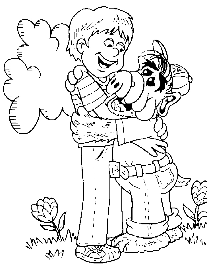 Alf coloring pages