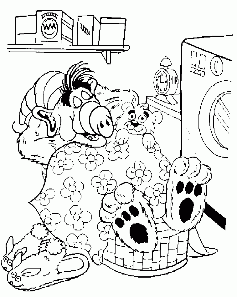 Alf coloring pages