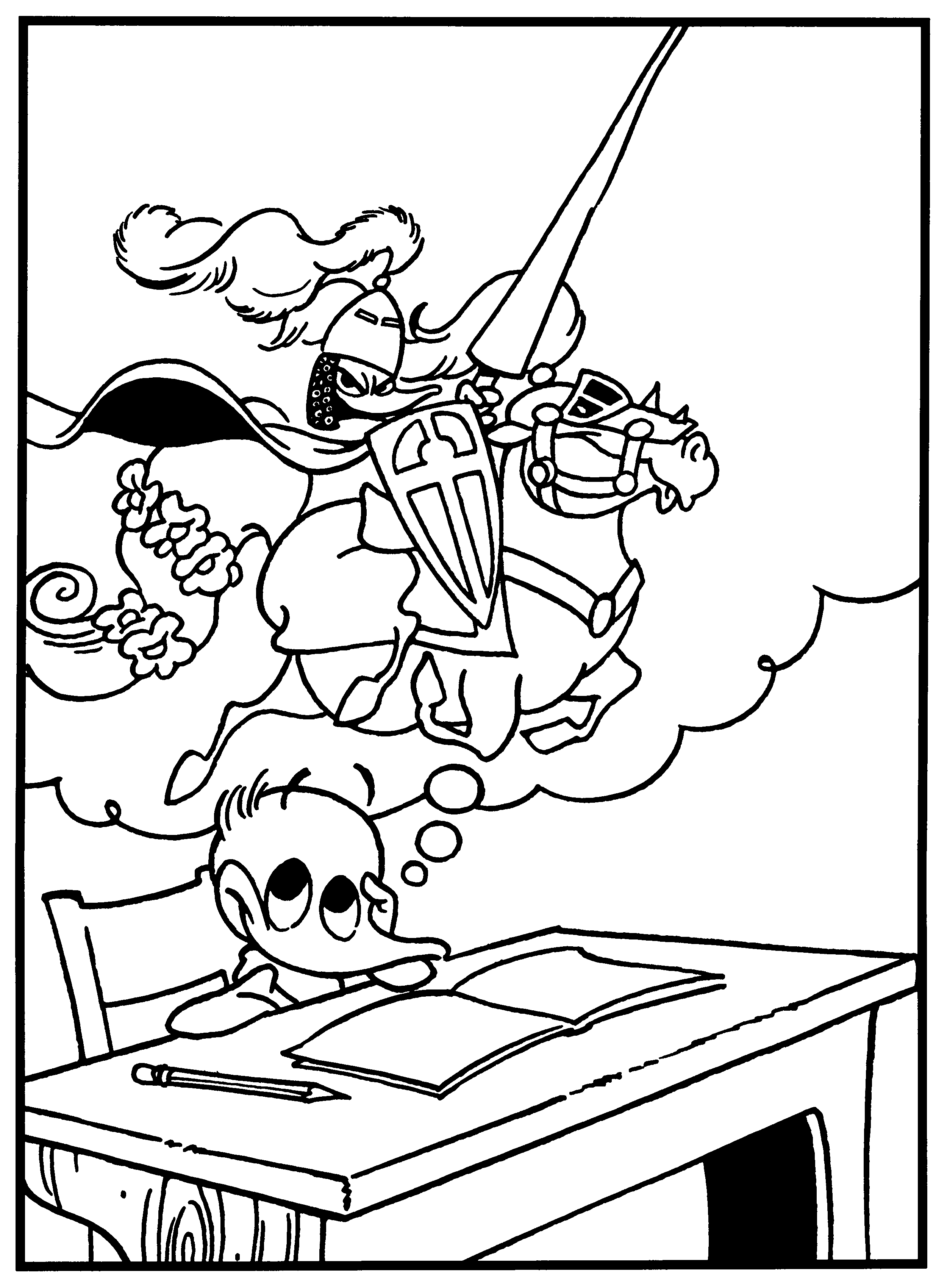 Alfred j kwak coloring pages