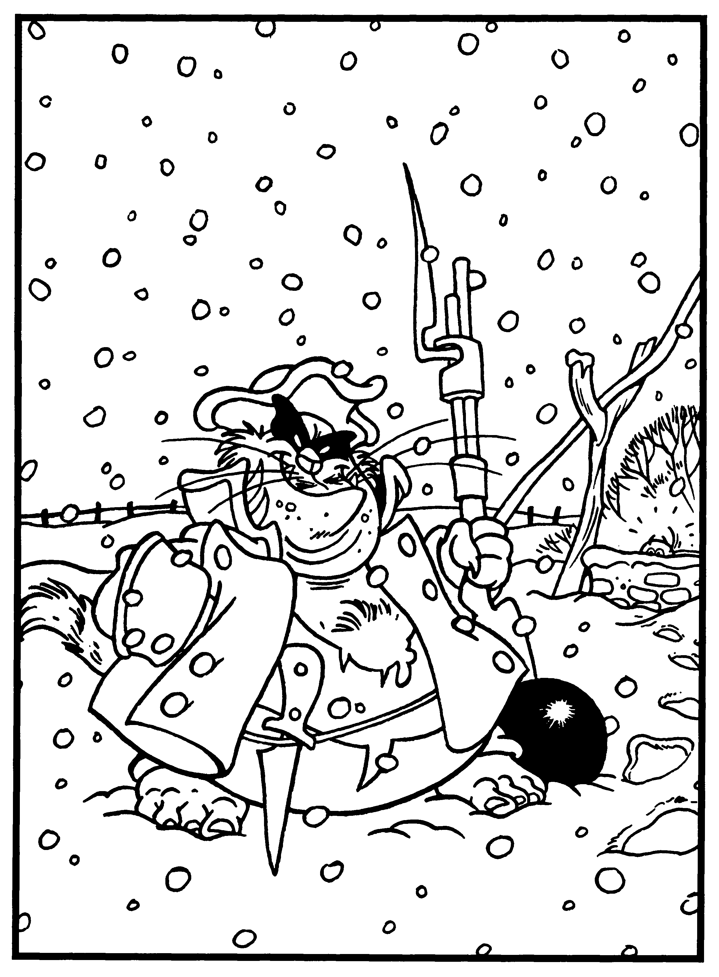 Alfred j kwak coloring pages