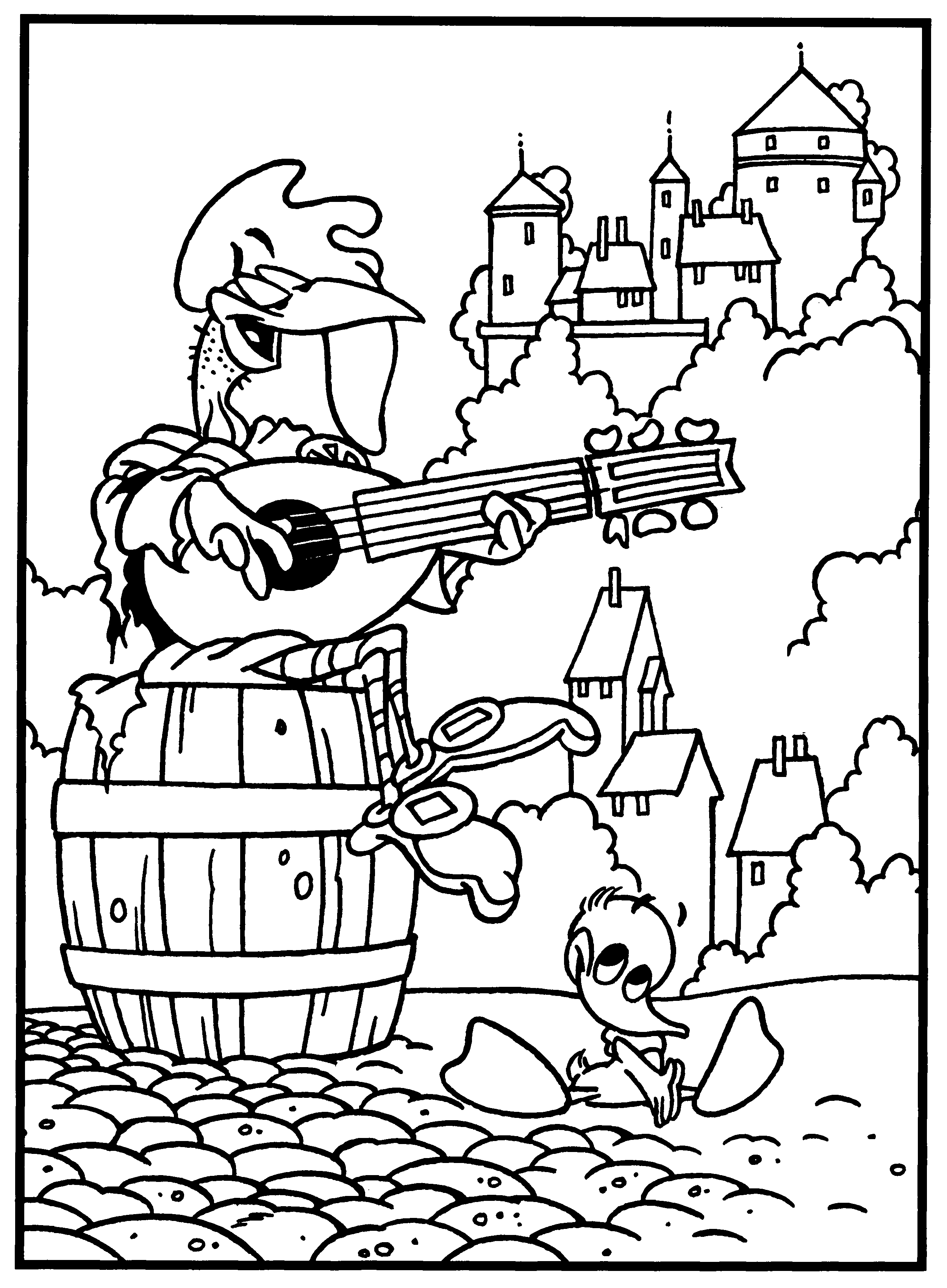 Alfred j kwak coloring pages