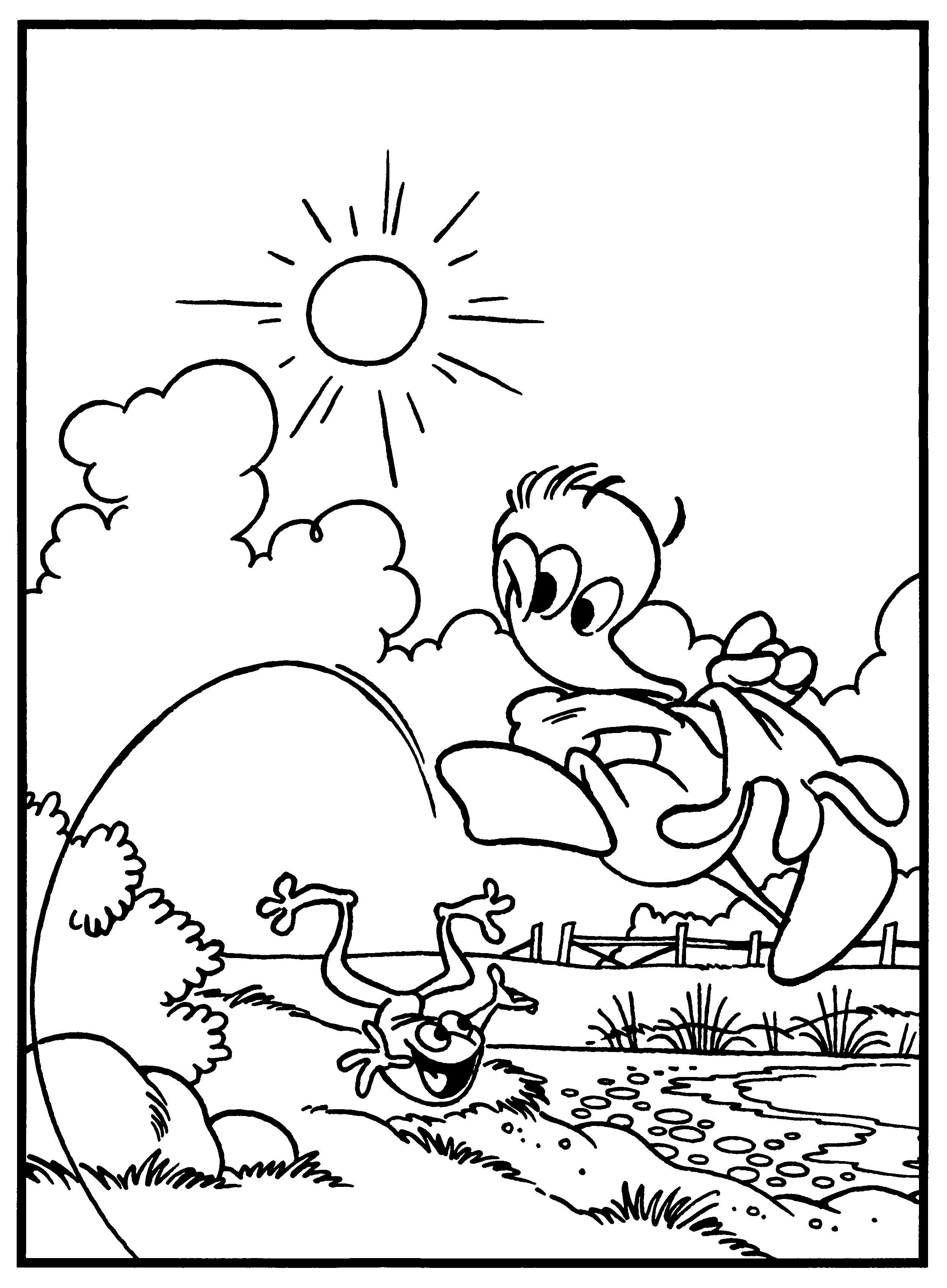 Alfred j kwak coloring pages