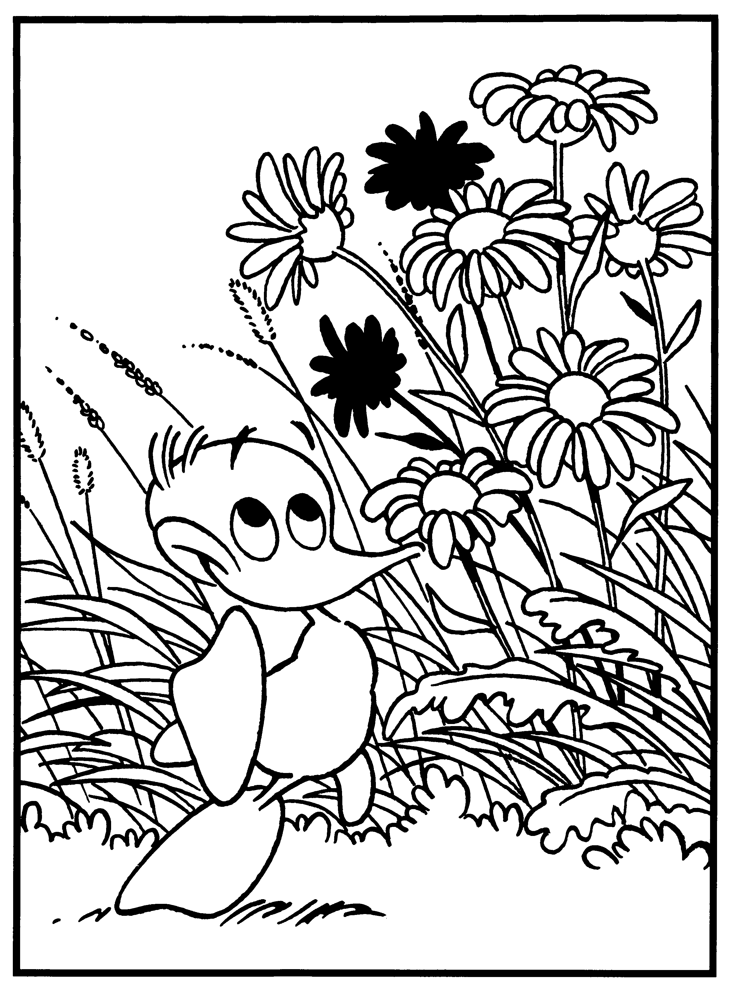 Alfred j kwak coloring pages