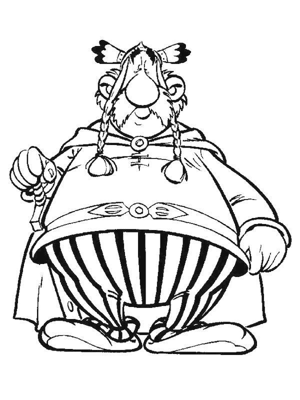 Asterix and obelix coloring pages