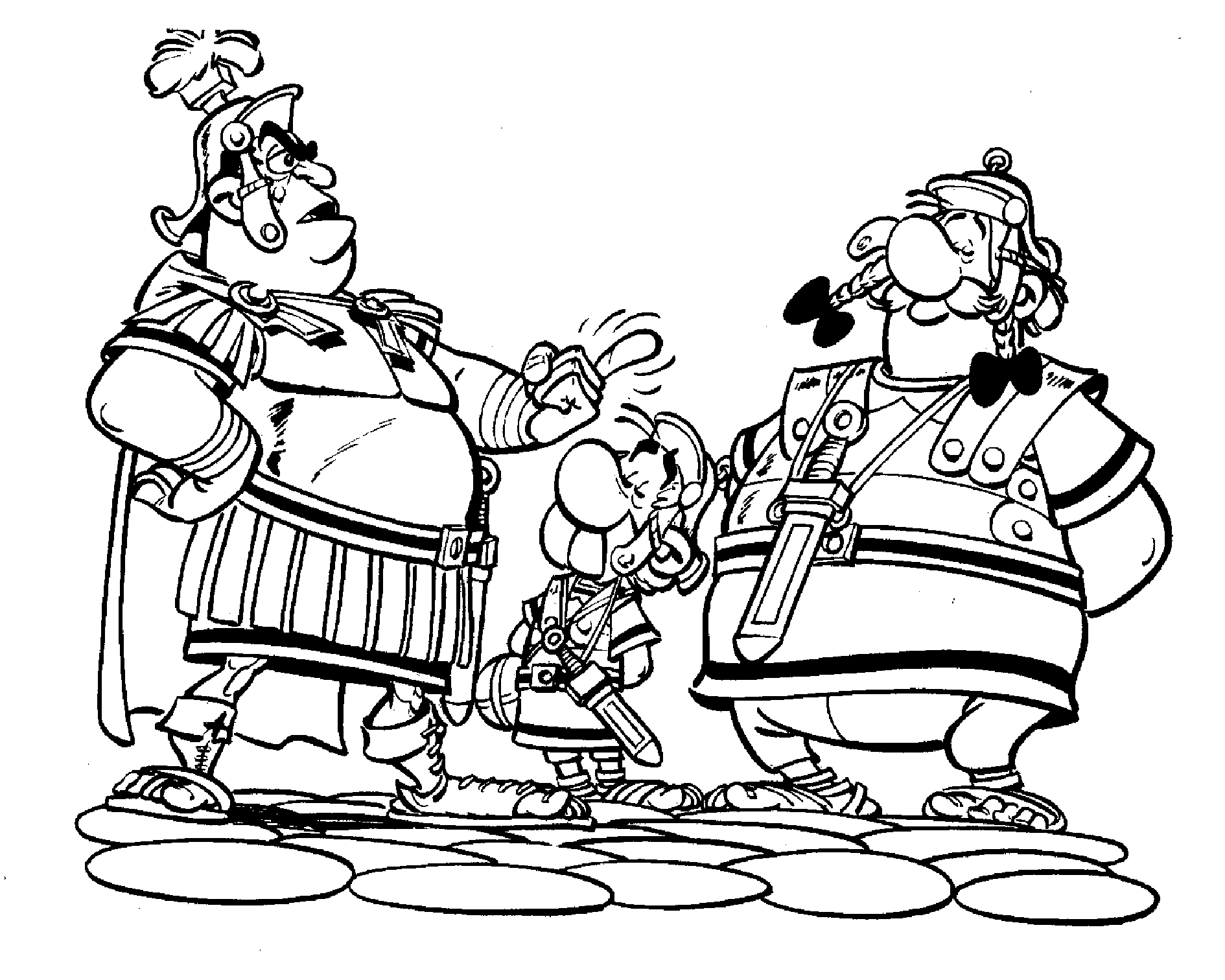 Asterix and obelix coloring pages