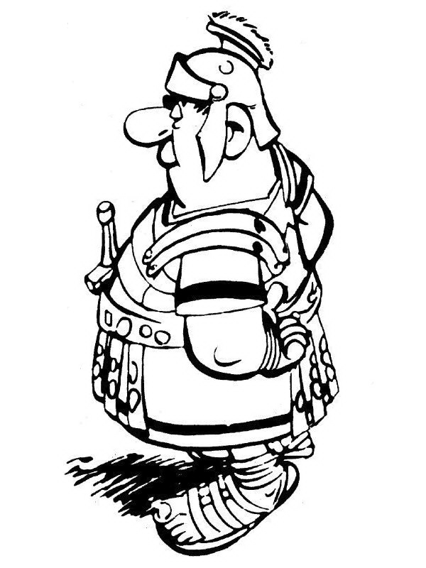 Asterix and obelix coloring pages